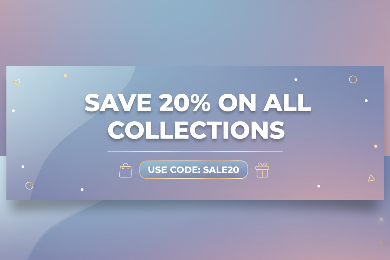 SALE20 Promotional Banner