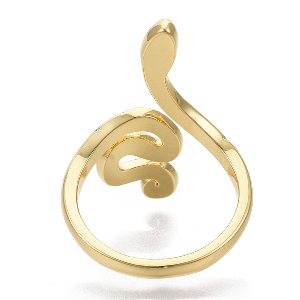 Snake Ring 18K Gold Plated