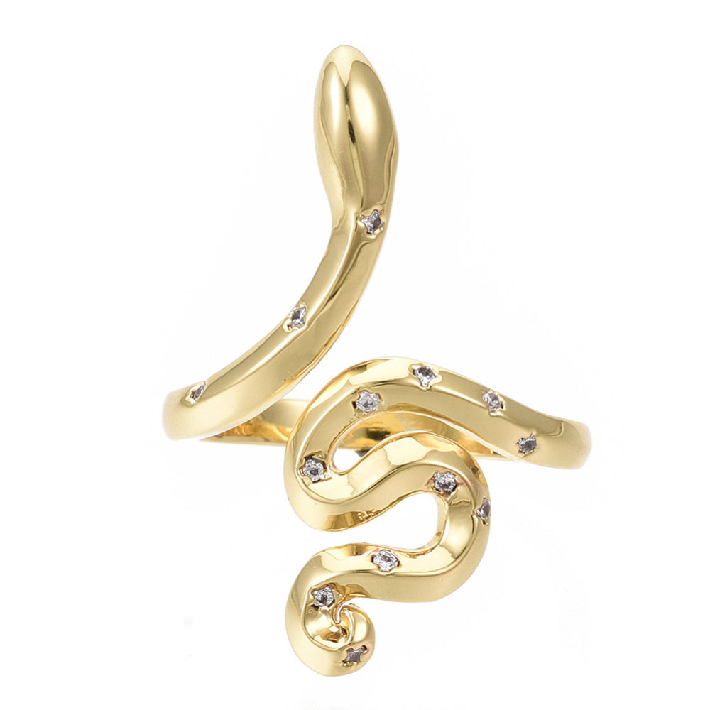 Snake Ring 18K Gold Plated