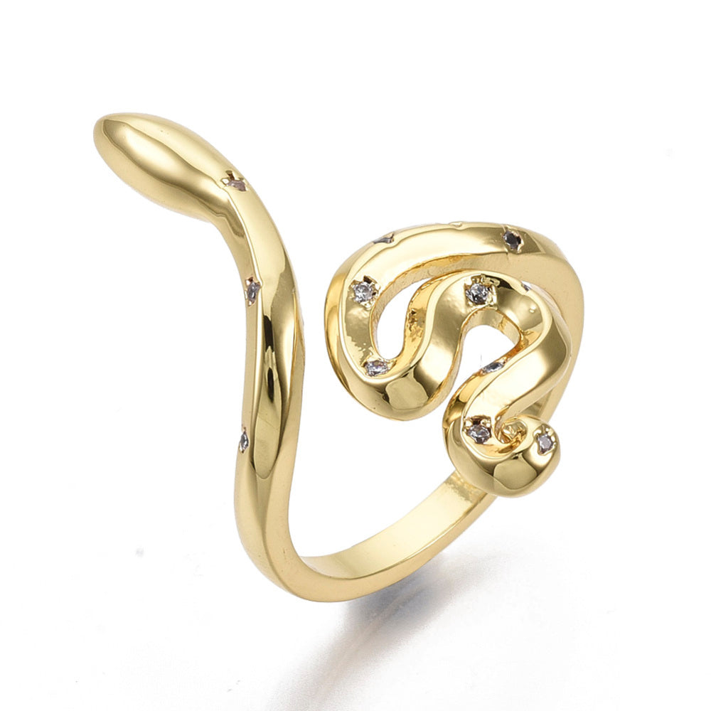 Snake Ring 18K Gold Plated